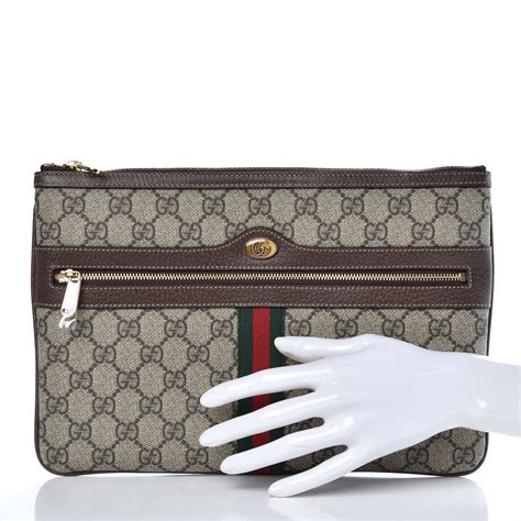 gucci ophidia large gg supreme pouch clutch bag|Gucci ophidia jewelry.